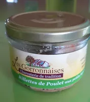 Rillettes de poulet aux petits légumes