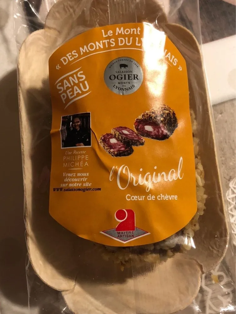 Saucisson original coeur de chevre