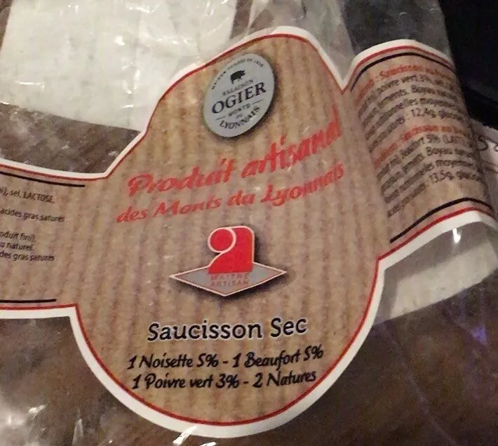Produit artisanal 5 saucissons