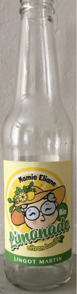 Limonade citron basilic Mamie Eliane