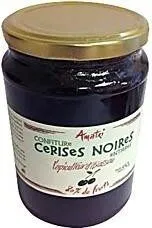 Confiture de cerises noires entieres AMATXI