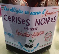 Les allegés en sucres d'Amatxi - cerises noires