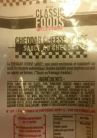 sauce cheddar