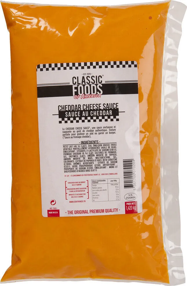 POCHE SAUCE CHEDDAR