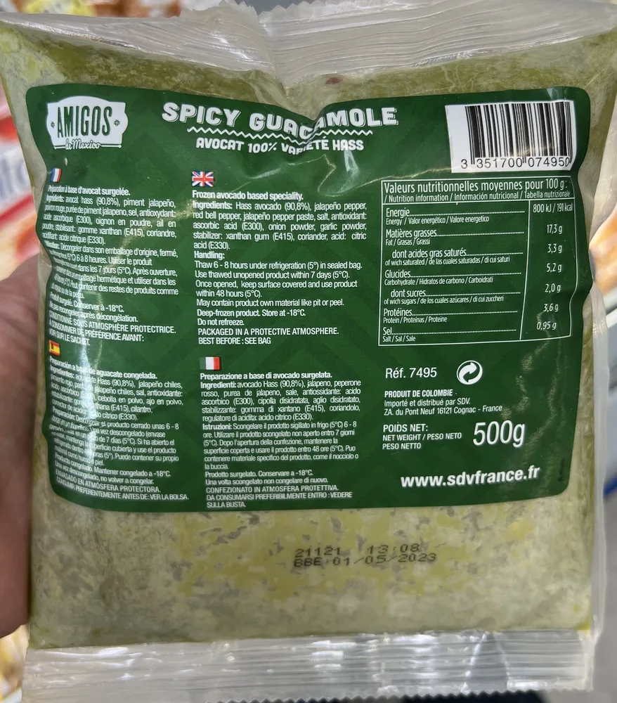 Spicy guacamole
