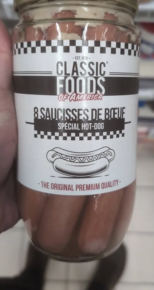 8 saucisses boeuf