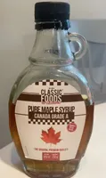 Pure maple syrup