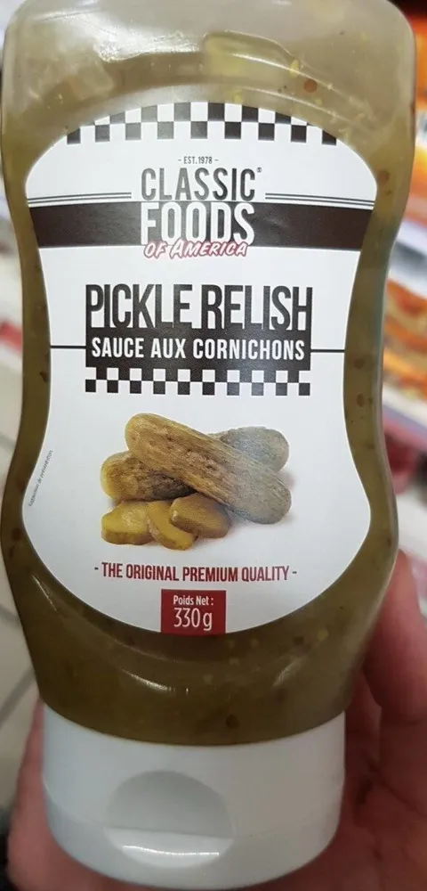 Pickle Relish sauce aux  cornichons