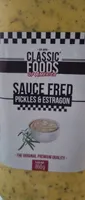 Sauce Fred pickles & estragon
