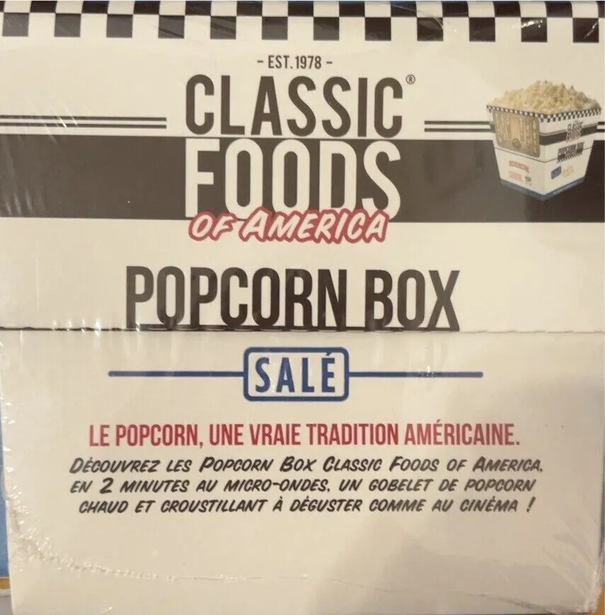 Popcorn Box Salé