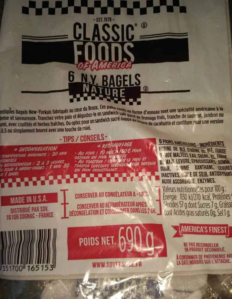 NY bagels nature