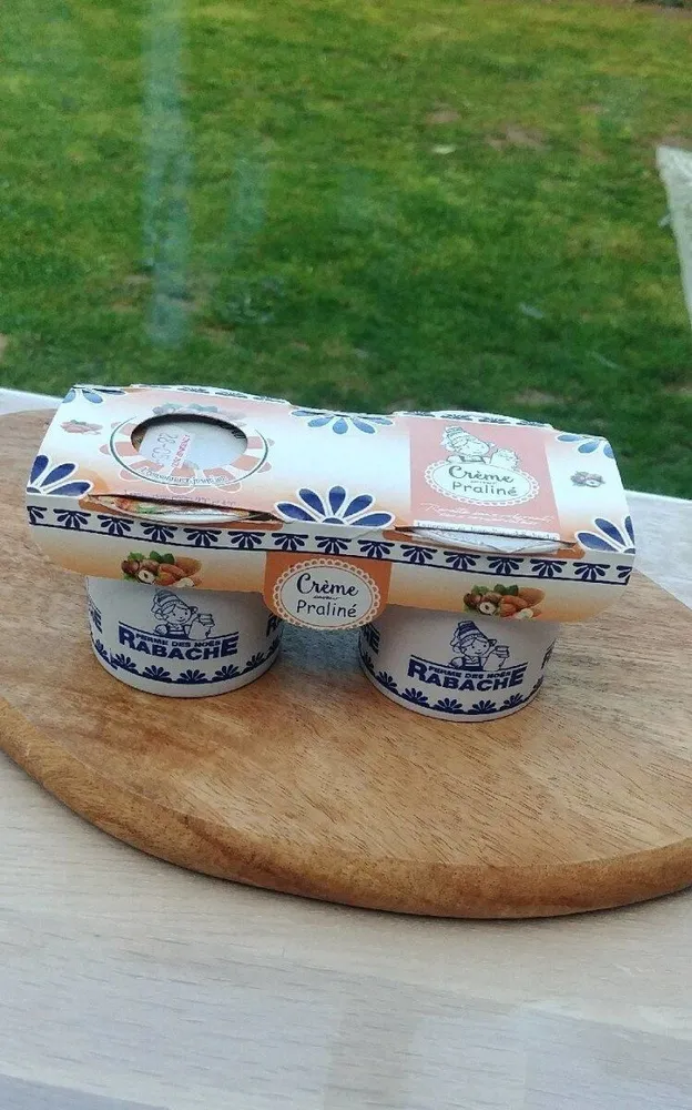 Crème saveur praliné