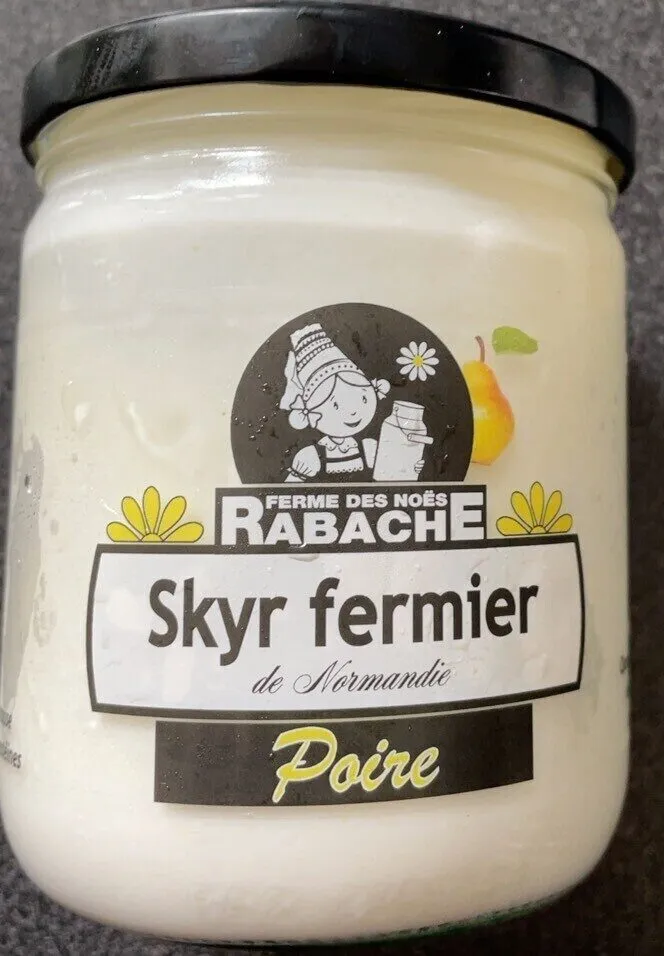 Skyr fermier poire