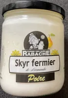 Skyr fermier poire