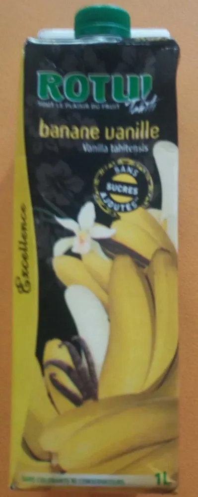Banane vanille