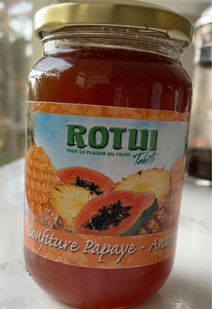 Confiture papaye ananas