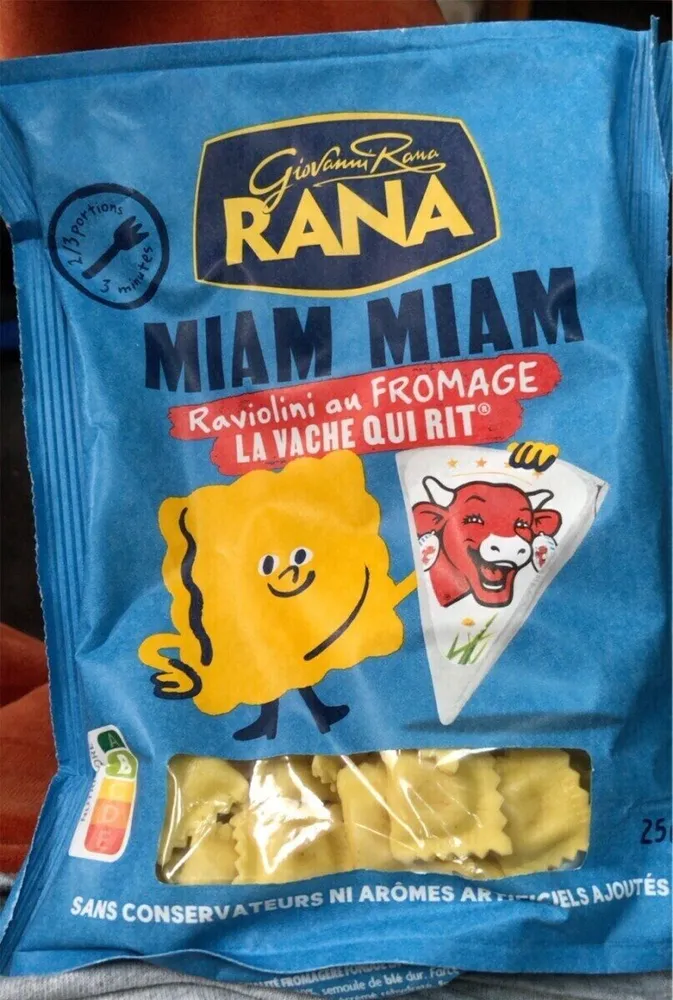Ravioloni fromage la vache qui rig