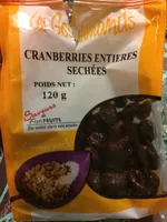 Cranberries entieres sechees