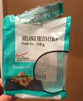 Mélange fruit cubes