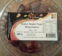 Dattes deglet nour dénoyautées