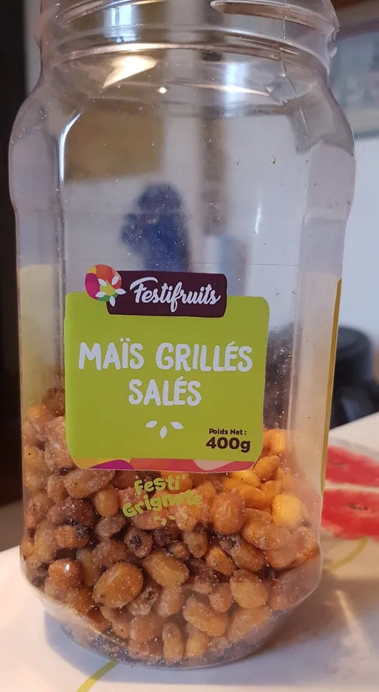 Mais grillé salé