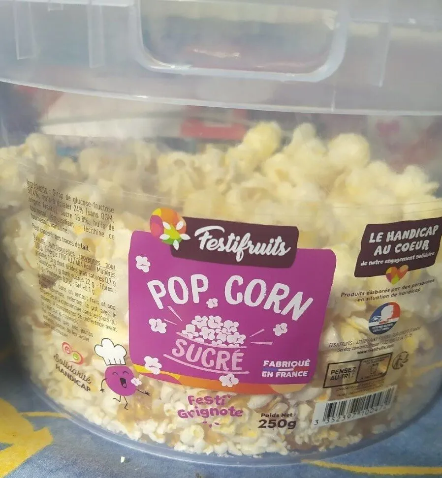 Pop Corn Sucré