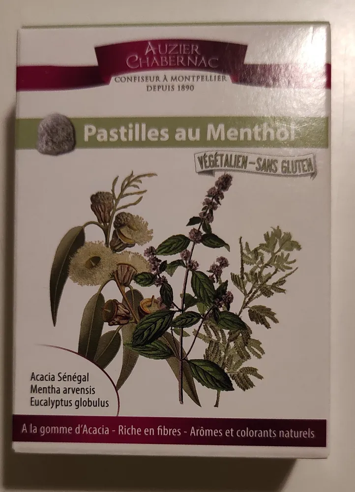 pastilles au menthol