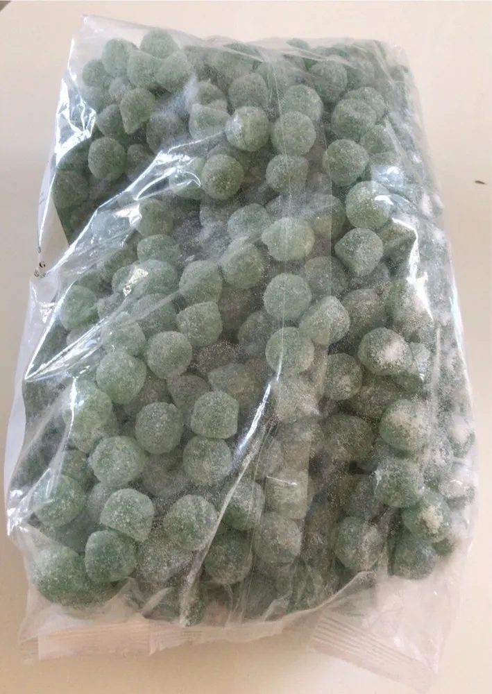 Confiserie fantaisie vertes menthol