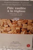 Pâte vanillée à la réglisse