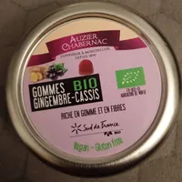 Gommes BIO Gingembre Cassis