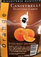 Canistrelli tradition Corse orange