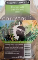 canistrelli herbes du maquis et huile d'olive