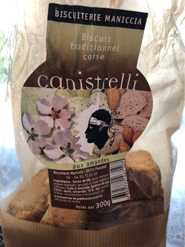 Canistrelli Maniccia Amandes