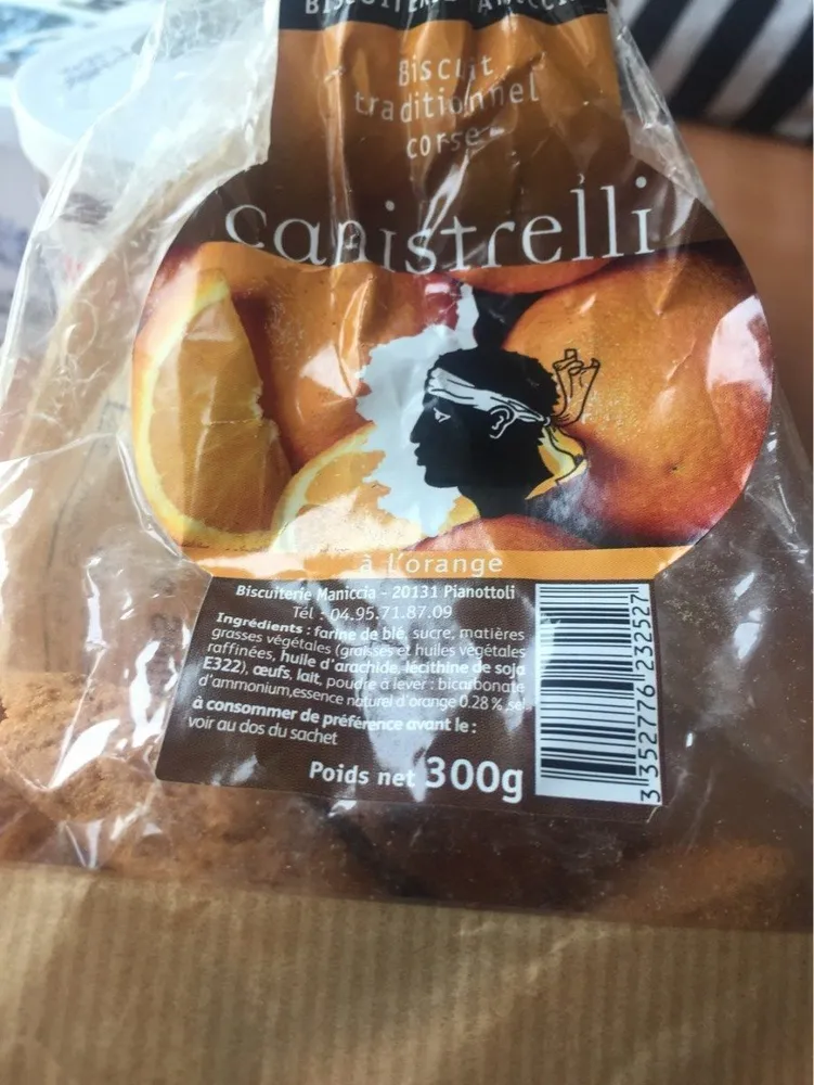 Canistrelli a l'orange