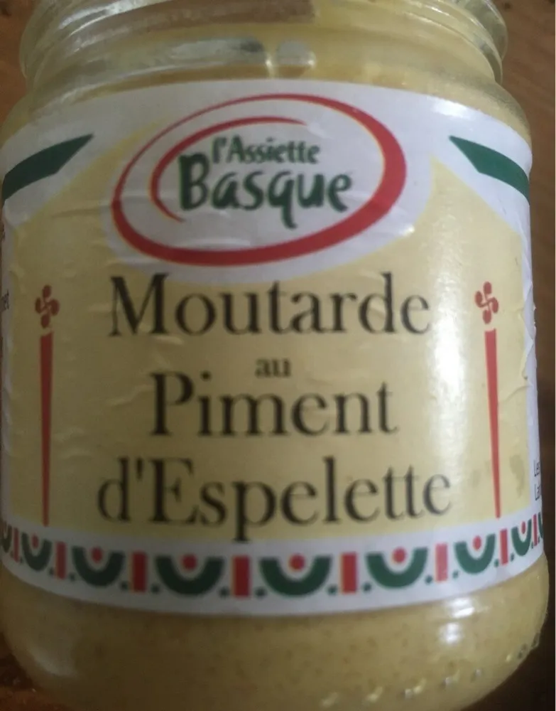 Moutarde au piment d'espelette
