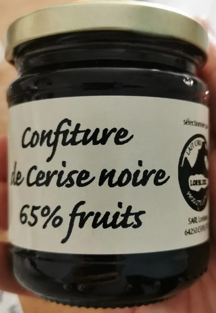 Confiture de cerise noire