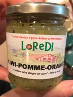 Confiture kiwi pomme orange