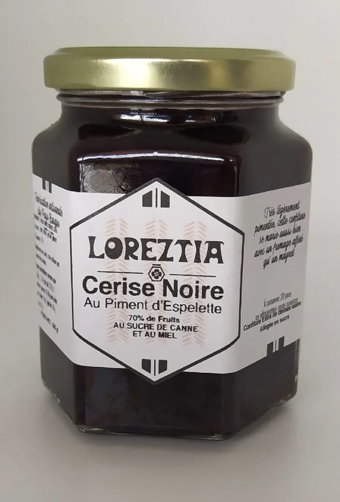 Cerise noire au piment d'Espelette