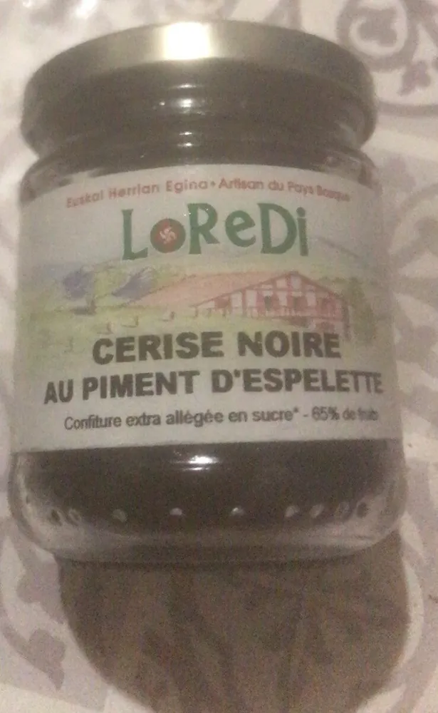 Cerise noire au piment d’espelette
