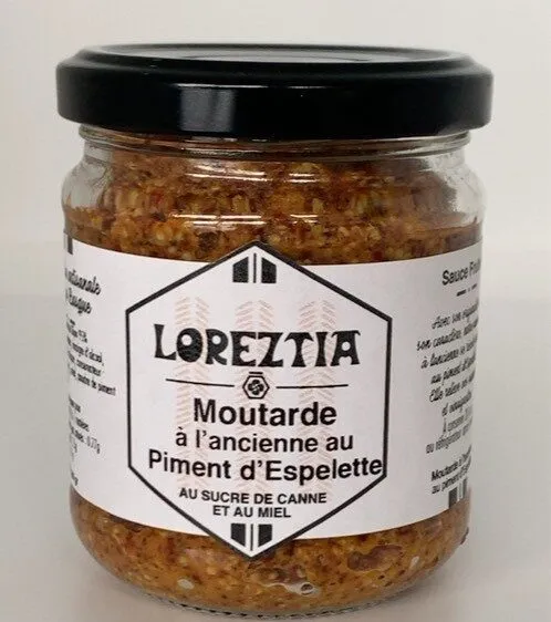 Moutarde à l’ancienne au Piment d’Espelette