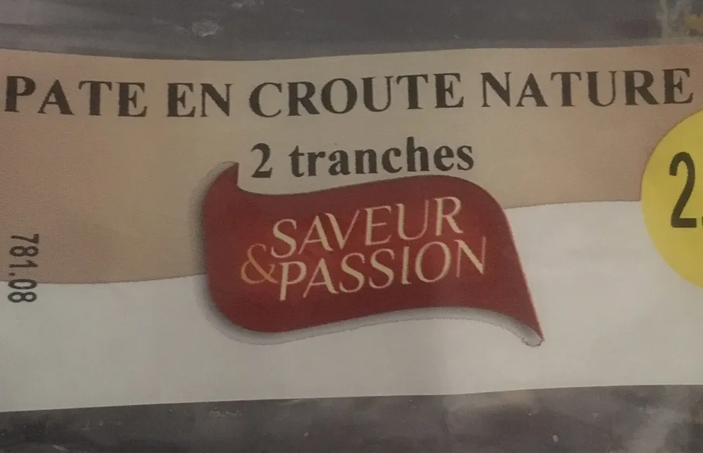 Pate en croute nature