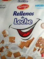 Cereales rellenos de leche