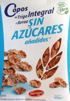Copos de trigo integral y arroz sin azúcares añadidos