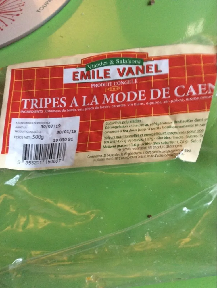 Tripes à la mode de Caen