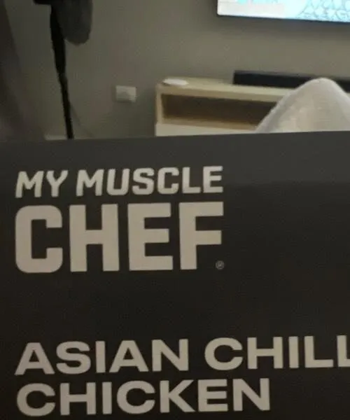 Asian chili chicken with basmati rice & vegetables