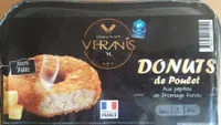 Donut de poulet aux pėpites de fromage fondu