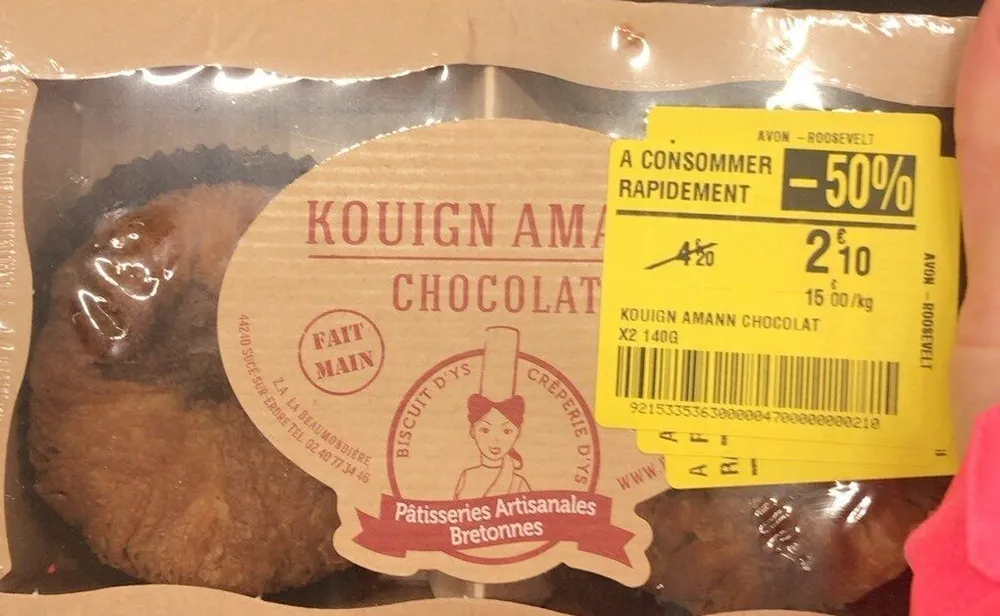 Kouign amann au chocolat