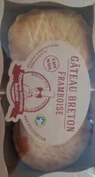 2 gâteaux bretons individuels framboise
