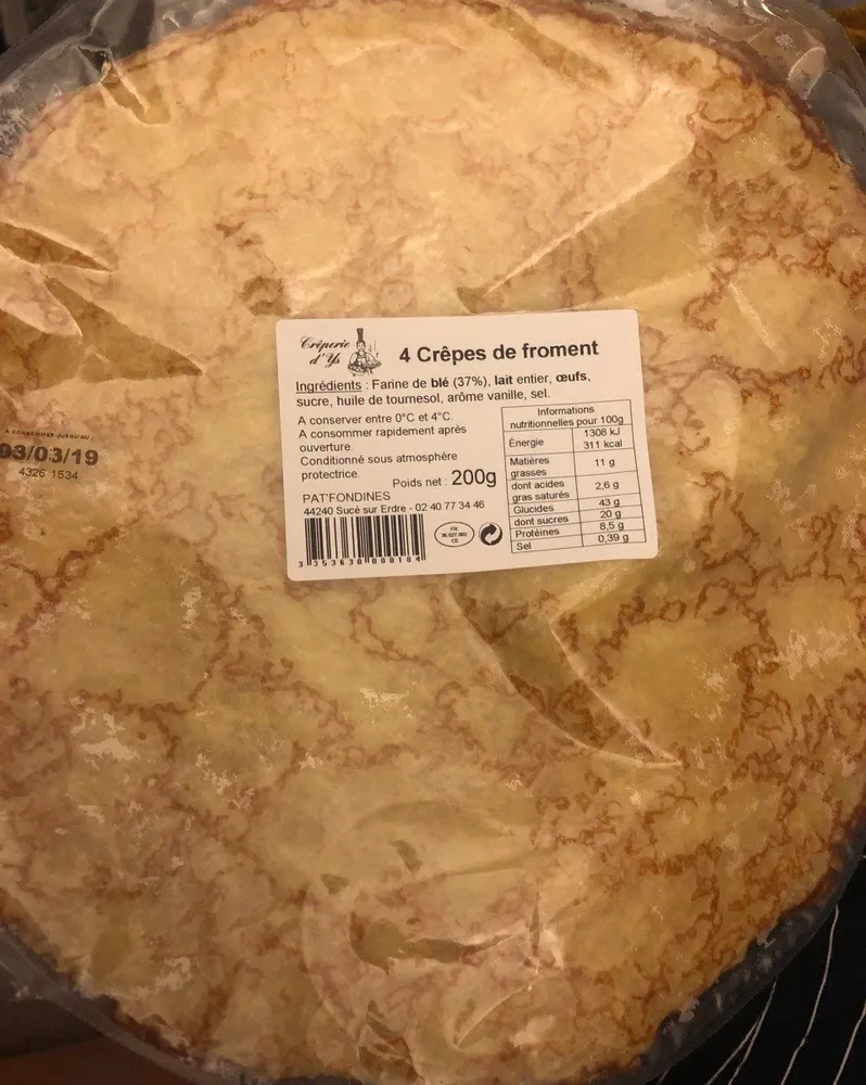 Crêpes de froment