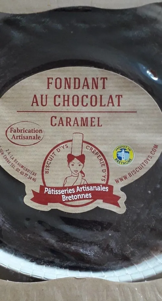 Fondant au chocolat caramel